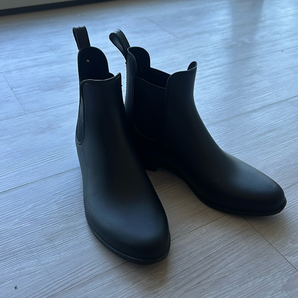 Black Rain Boots